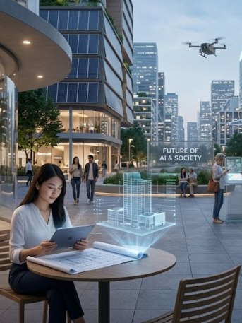 Future of AI and Society workshop visual