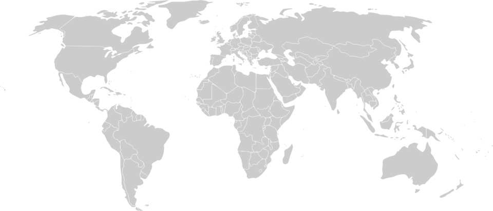 World map showing Agentpunkt office locations